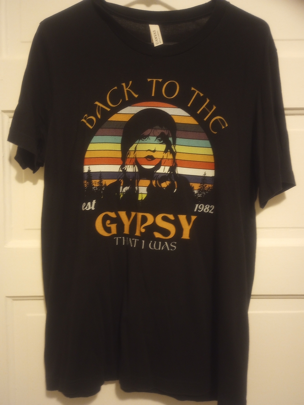 Black Stevie Nicks "Back To The Gypsy" Tee